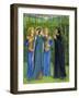 No.2292 the Salutation of Beatrice in Eden, 1850-54-Dante Gabriel Rossetti-Framed Giclee Print