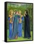 No.2292 the Salutation of Beatrice in Eden, 1850-54-Dante Gabriel Rossetti-Framed Stretched Canvas