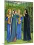 No.2292 the Salutation of Beatrice in Eden, 1850-54-Dante Gabriel Rossetti-Mounted Giclee Print