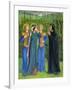 No.2292 the Salutation of Beatrice in Eden, 1850-54-Dante Gabriel Rossetti-Framed Giclee Print