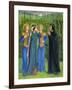 No.2292 the Salutation of Beatrice in Eden, 1850-54-Dante Gabriel Rossetti-Framed Giclee Print