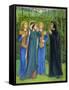 No.2292 the Salutation of Beatrice in Eden, 1850-54-Dante Gabriel Rossetti-Framed Stretched Canvas