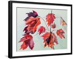 No.24 Autumn Maple Leaves-Izabella Godlewska de Aranda-Framed Giclee Print