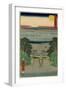 No.25 O-I River, Kanaya, July 1855-Utagawa Hiroshige-Framed Giclee Print