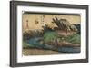 No. 25 Yawata, 1830-1844-Utagawa Hiroshige-Framed Giclee Print