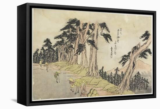 No.26 Mochizuki, 1830-1844-Utagawa Hiroshige-Framed Stretched Canvas