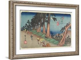 No. 26 Mochizuki, 1830-1844-Utagawa Hiroshige-Framed Giclee Print