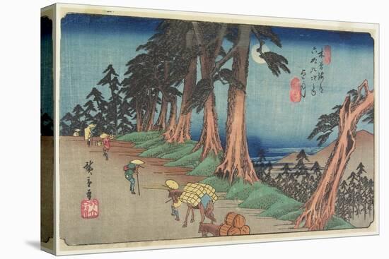 No. 26 Mochizuki, 1830-1844-Utagawa Hiroshige-Stretched Canvas