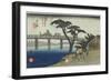 No. 28: Nagakubo, 1836-1838-Utagawa Hiroshige-Framed Giclee Print