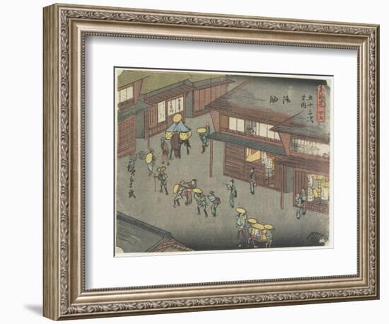 No.35 Goyu, 1847-1852-Utagawa Hiroshige-Framed Giclee Print