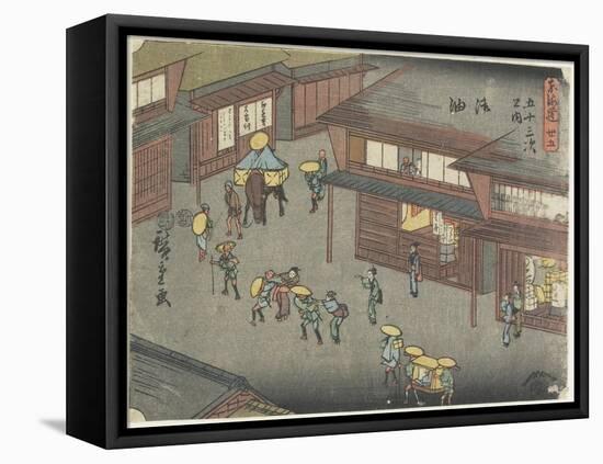 No.35 Goyu, 1847-1852-Utagawa Hiroshige-Framed Stretched Canvas