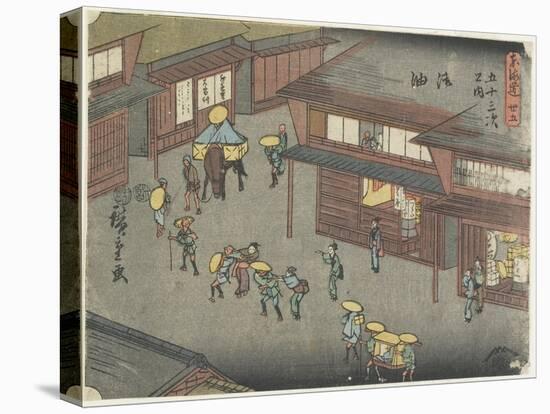 No.35 Goyu, 1847-1852-Utagawa Hiroshige-Stretched Canvas