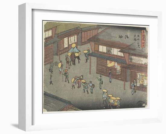 No.35 Goyu, 1847-1852-Utagawa Hiroshige-Framed Giclee Print