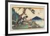 No. 36: Fountain and the Inkstone at the Torii Pass Near Yabuhara Station, 1830-1844-Keisai Eisen-Framed Giclee Print