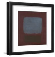 No. 37 / No. 19 (Slate Blue and Brown on Plum), 1958-Mark Rothko-Framed Art Print