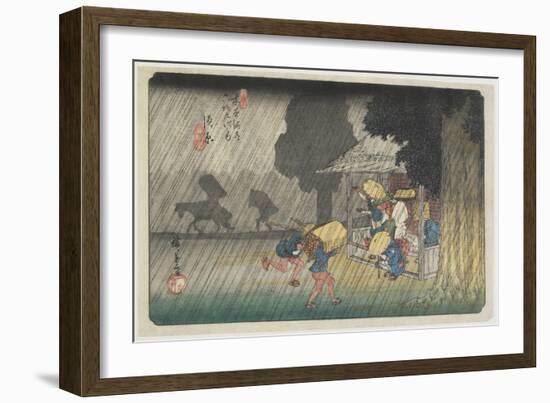 No. 40 Suhara, 1830-1844-Utagawa Hiroshige-Framed Giclee Print