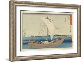 No.43: Kuwana, 1847-1852-Utagawa Hiroshige-Framed Giclee Print