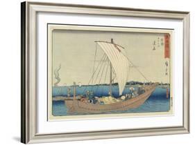 No.43: Kuwana, 1847-1852-Utagawa Hiroshige-Framed Giclee Print