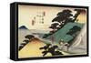 No.43 Tsumago, 1830-1844-Utagawa Hiroshige-Framed Stretched Canvas