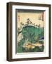 No.44 Twelve Shirines of Kumano at Tsunohazu, January 1861-null-Framed Giclee Print