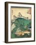 No.44 Twelve Shirines of Kumano at Tsunohazu, January 1861-null-Framed Giclee Print