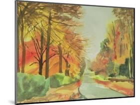 No.47 Autumn, Beaufays Road, Liege, Belgium-Izabella Godlewska de Aranda-Mounted Giclee Print