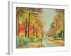 No.47 Autumn, Beaufays Road, Liege, Belgium-Izabella Godlewska de Aranda-Framed Giclee Print