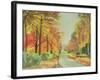 No.47 Autumn, Beaufays Road, Liege, Belgium-Izabella Godlewska de Aranda-Framed Giclee Print