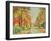 No.47 Autumn, Beaufays Road, Liege, Belgium-Izabella Godlewska de Aranda-Framed Giclee Print