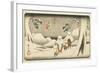 No. 47 Oi, 1830-1844-Utagawa Hiroshige-Framed Giclee Print