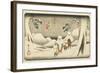 No. 47 Oi, 1830-1844-Utagawa Hiroshige-Framed Giclee Print