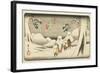 No. 47 Oi, 1830-1844-Utagawa Hiroshige-Framed Giclee Print