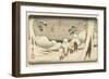 No. 47 Oi, 1830-1844-Utagawa Hiroshige-Framed Giclee Print