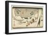 No. 47 Oi, 1830-1844-Utagawa Hiroshige-Framed Giclee Print