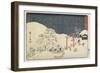 No. 48: Seki, 1847-1852-Utagawa Hiroshige-Framed Giclee Print