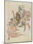 No.5 Horse of a Chinese General-Toyota Hokkei-Mounted Giclee Print