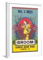 No. 5 Miss Broom-null-Framed Art Print