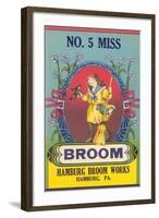 No. 5 Miss Broom-null-Framed Art Print