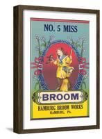 No. 5 Miss Broom-null-Framed Art Print