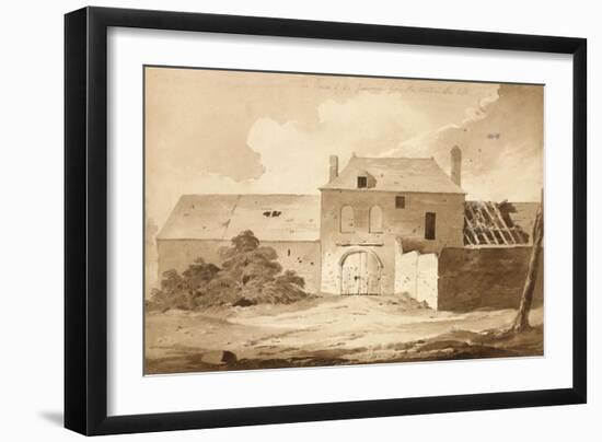 No 5 the House of Du Gourmon from the Wood on the Left', 1815-Denis Dighton-Framed Giclee Print