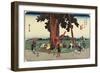 No.51 Fushimi, 1830-1844-Utagawa Hiroshige-Framed Giclee Print