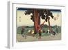 No.51 Fushimi, 1830-1844-Utagawa Hiroshige-Framed Giclee Print