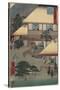 No.52 Guests of an Inn in Ishibe, July 1855-Utagawa Hiroshige-Stretched Canvas