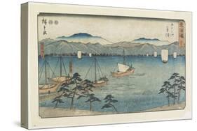 No.53 Kusatsu, 1847-1852-Utagawa Hiroshige-Stretched Canvas