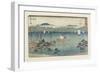 No.53 Kusatsu, 1847-1852-Utagawa Hiroshige-Framed Giclee Print