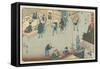 No.54 O Tsu, 1847-1852-Utagawa Hiroshige-Framed Stretched Canvas