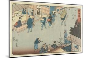 No.54 O Tsu, 1847-1852-Utagawa Hiroshige-Mounted Giclee Print