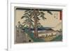 No.6 Totsuka, 1847-1852-Utagawa Hiroshige-Framed Giclee Print