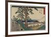 No.6 Totsuka, 1847-1852-Utagawa Hiroshige-Framed Giclee Print