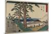 No.6 Totsuka, 1847-1852-Utagawa Hiroshige-Mounted Giclee Print